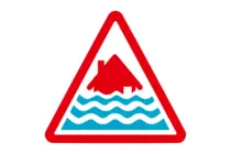 Severe flood warning icon